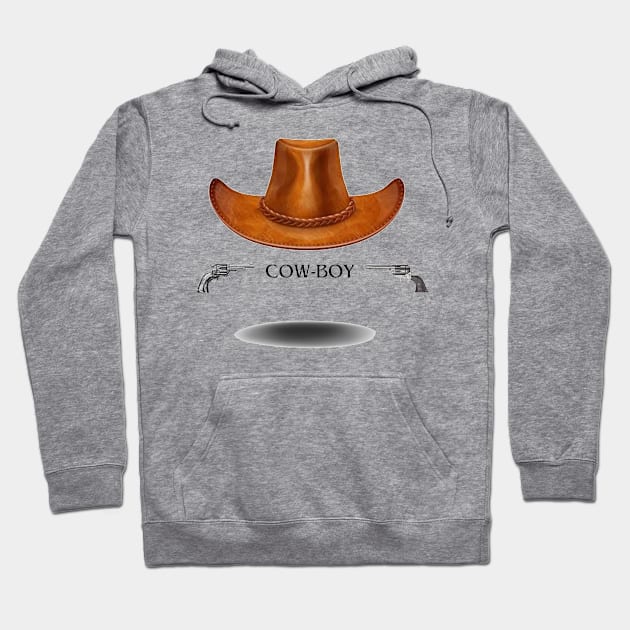 cow-boy Hoodie by  Faya